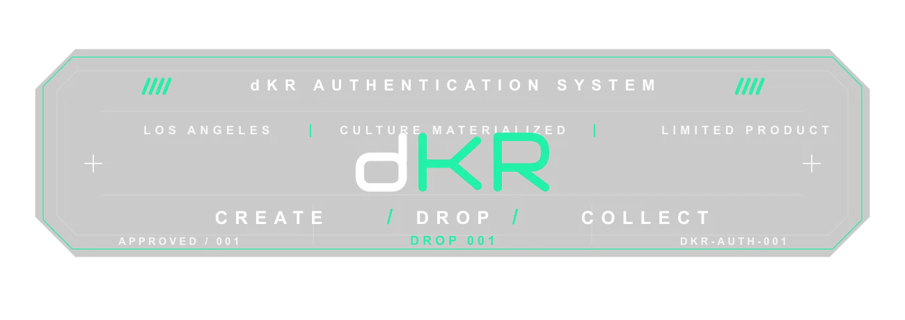 The dKR archive seal, the provenance mark applied to collected and verified items